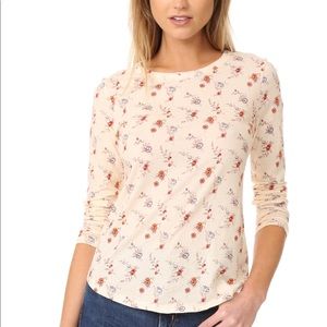 La Vie Rebecca Taylor Cotton Floral Tee